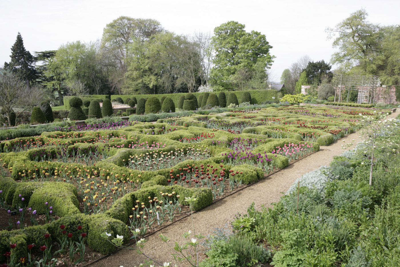 Lower terrace - Broughton Grange Gardens